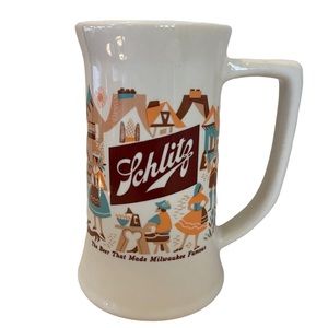 Vintage Schlitz Ceramic Beer Mug